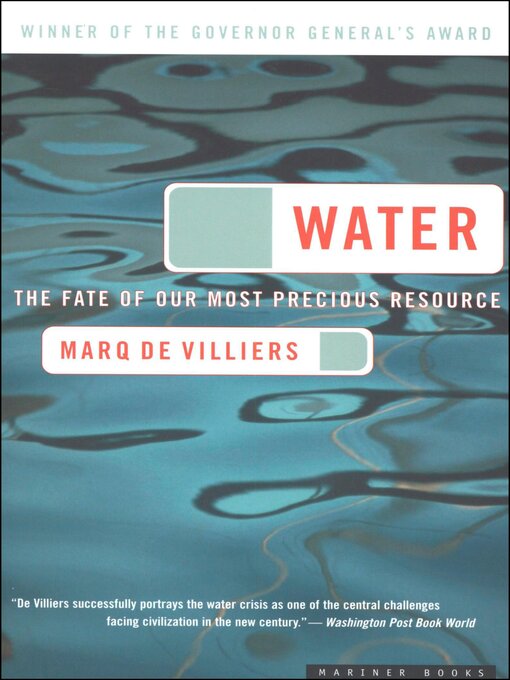 Title details for Water by Marq de Villiers - Available